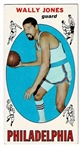 1969 Topps Basketball #54 Wally Jones - Philadelphia 76ers RC